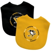 BabyFanatic Officially Licensed Unisex Baby Bibs 2 Pack - NHL Pittsburgh Penguins