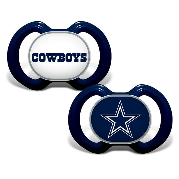 BabyFanatic Officially Licensed Unisex Pacifier 2-Pack - NFL Dallas Cowboys