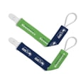 thumbnail image 1 of BabyFanatic Officially Licensed Unisex Pacifier Clip 2-Pack - NFL Seattle Seahawks - Officially Licensed Baby Apparel, 1 of 4