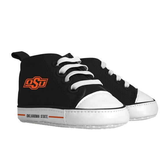 BabyFanatic Pre-Walkers High-Top Unisex Baby Shoes - NCAA Oklahoma State Cowboys