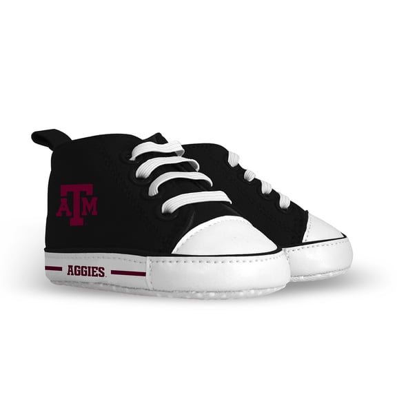 BabyFanatic Pre-Walkers High-Top Unisex Baby Shoes - NCAA Texas A&M Aggies