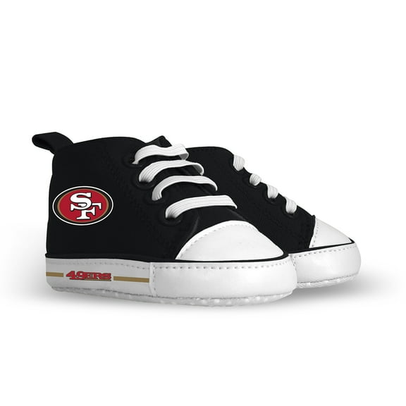 BabyFanatic Pre-Walkers High-Top Unisex Baby Shoes - NFL San Francisco 49ers