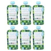 BabyLife Organics Baby Food, 6+ Months, Spinach, Apple, Pear & Blueberry, 6 Pouches, 3.5 oz 99 g Each