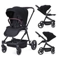 thumbnail image 1 of BabyTravelReversible Bassinetwith Convenient One-Handed Folding Featurewith Recliner and Oversized, 1 of 9