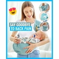 thumbnail image 1 of BabyTuck-Easy Pain-Free Snap-On Baby Sling Carrier (Blue), 1 of 4