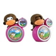 thumbnail image 1 of BabyZoo MoMo Monkey Sleep Trainer Clock - Alarm clock and 30 second night light, Pink, 1 of 6
