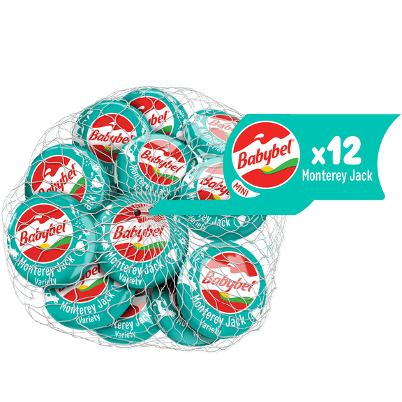 Babybel Monterey Jack Snack Cheese, 8.5 oz (12 Count)