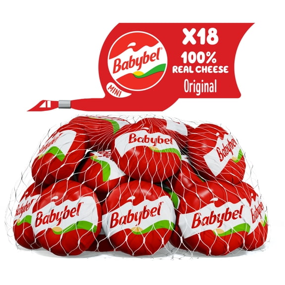 Babybel Original Snack Cheese, 12.7 oz (18 Count)