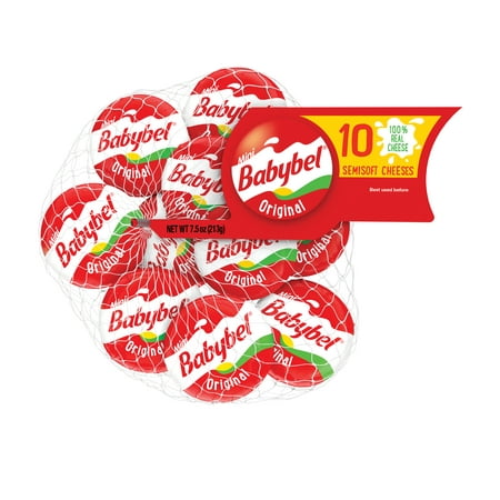 Babybel Trans Fat-Free Semisoft Cheeses Original 7.5 oz 10 Count
