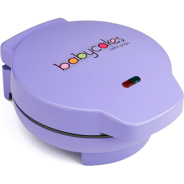 Babycakes Electric Cake Pop Maker Set, Purple, 12 Pop Capacity, Cooker