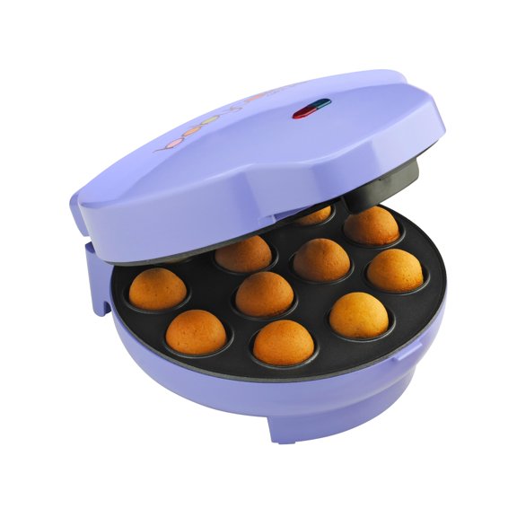 Babycakes Cake Pop Maker by Select Brands - Kit for Birthdays & More - Includes Decorating Stand & 50 Sticks - Features Non-Stick Coating - Makes 12 Cake Pops Y101