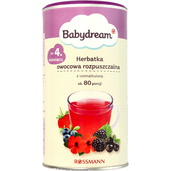 Babydream Baby Tea FOREST FRUIT -from the 4th month- 80 servings/1 can