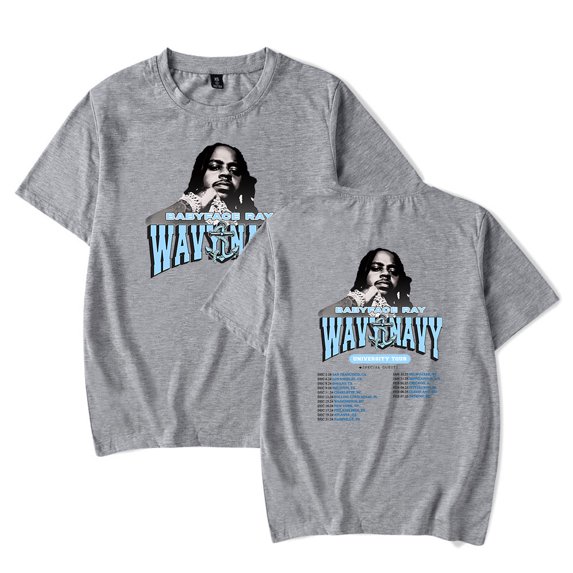 Babyface Ray Uniyersity Tour T-Shirt Merch Summer Women/Men Unisex Short Sleeve Tshirt Hiphop Fashion Streetwear