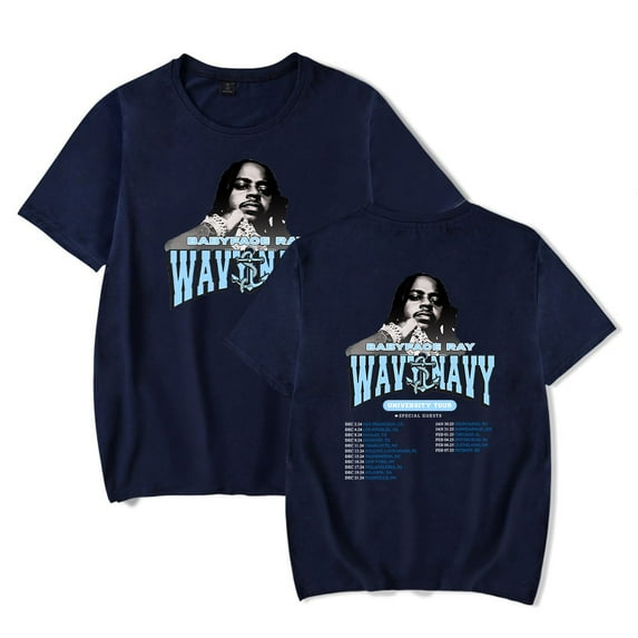 Babyface Ray Uniyersity Tour T-Shirt Merch Summer Women/Men Unisex Short Sleeve Tshirt Hiphop Fashion Streetwear