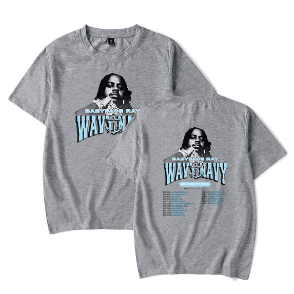 Babyface Ray merch Uniyersity Tour tshirt crewneck short sleeve tshirt men/women rip hip hop tops