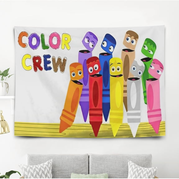Babyfirst color crew Tapestry Gift Wall Hanging Backdrop for Room Bedroom Girls Fans Background Banner Party Birthday Supplies Decor