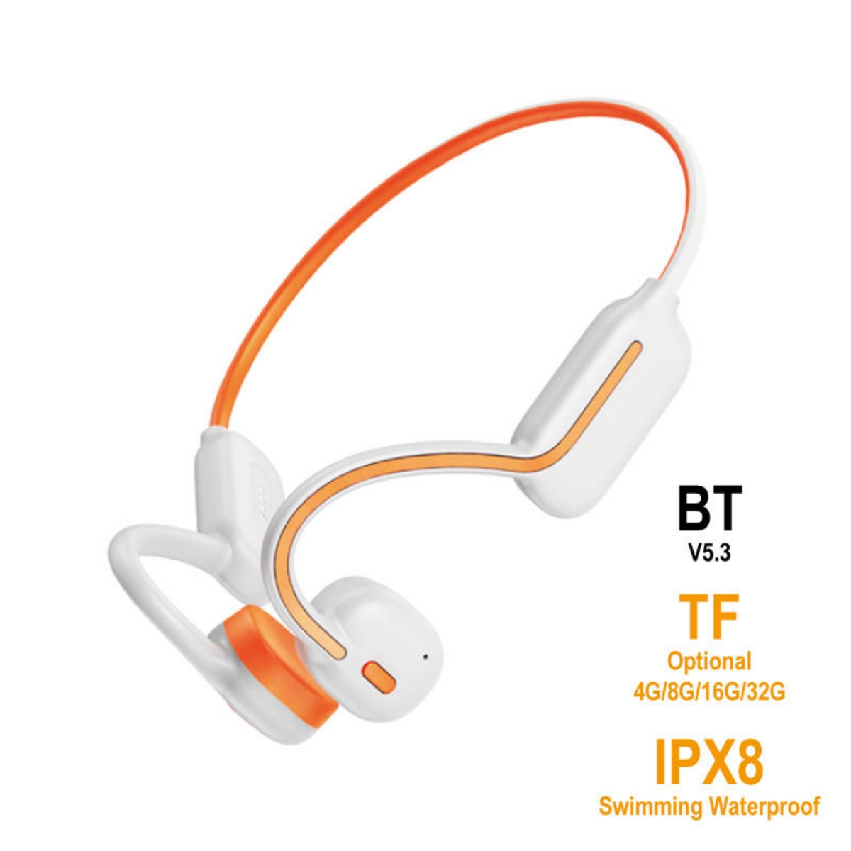 Babyfond Bone Conduction Headphones,IPX8 Waterproof Swimming Headphones