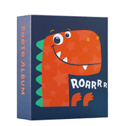 Babyfond Photo Album 4x6, A5 Photo Albums 100 Pages with 200 Pocket,Baby Photo Albums Top Loader,Kids Memory Book for Birthday Christmas Family Wedding Baby Children,Dinosaur Cover