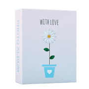 Babyfond A5 Flower Memory Photo Album, Holds 200 - 4" x 6" Photos