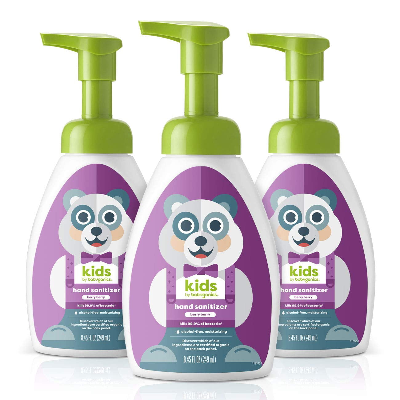 Babyganics Foaming Pump Hand Sanitizer, Alcohol Free, Berry Berry