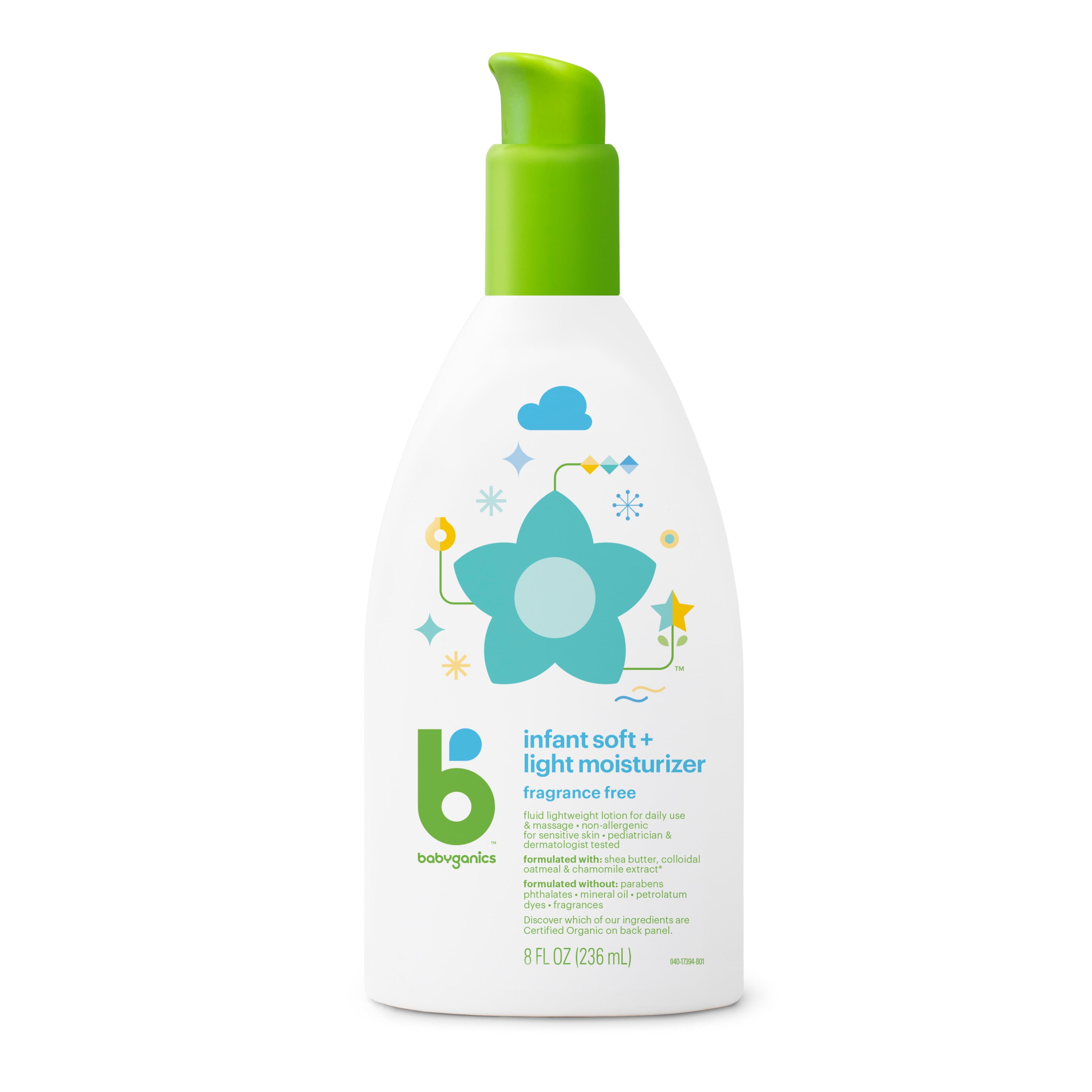 Babyganics Infant Soft & Light Moisturizer, 8oz