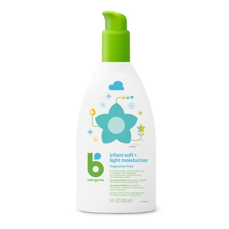 Babyganics Infant Soft & Light Moisturizer, 8oz