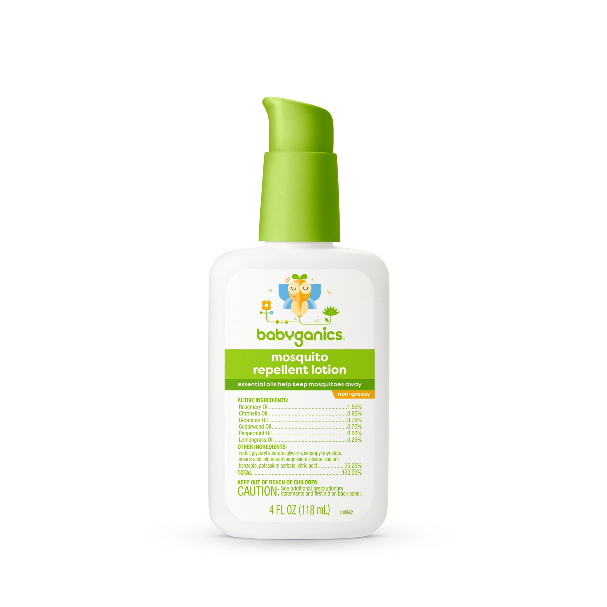 Babyganics Mosquito Repellent Lotion, 4oz