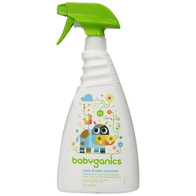 Babyganics Stain and Odor Remover, Fragrance Free, 32 oz