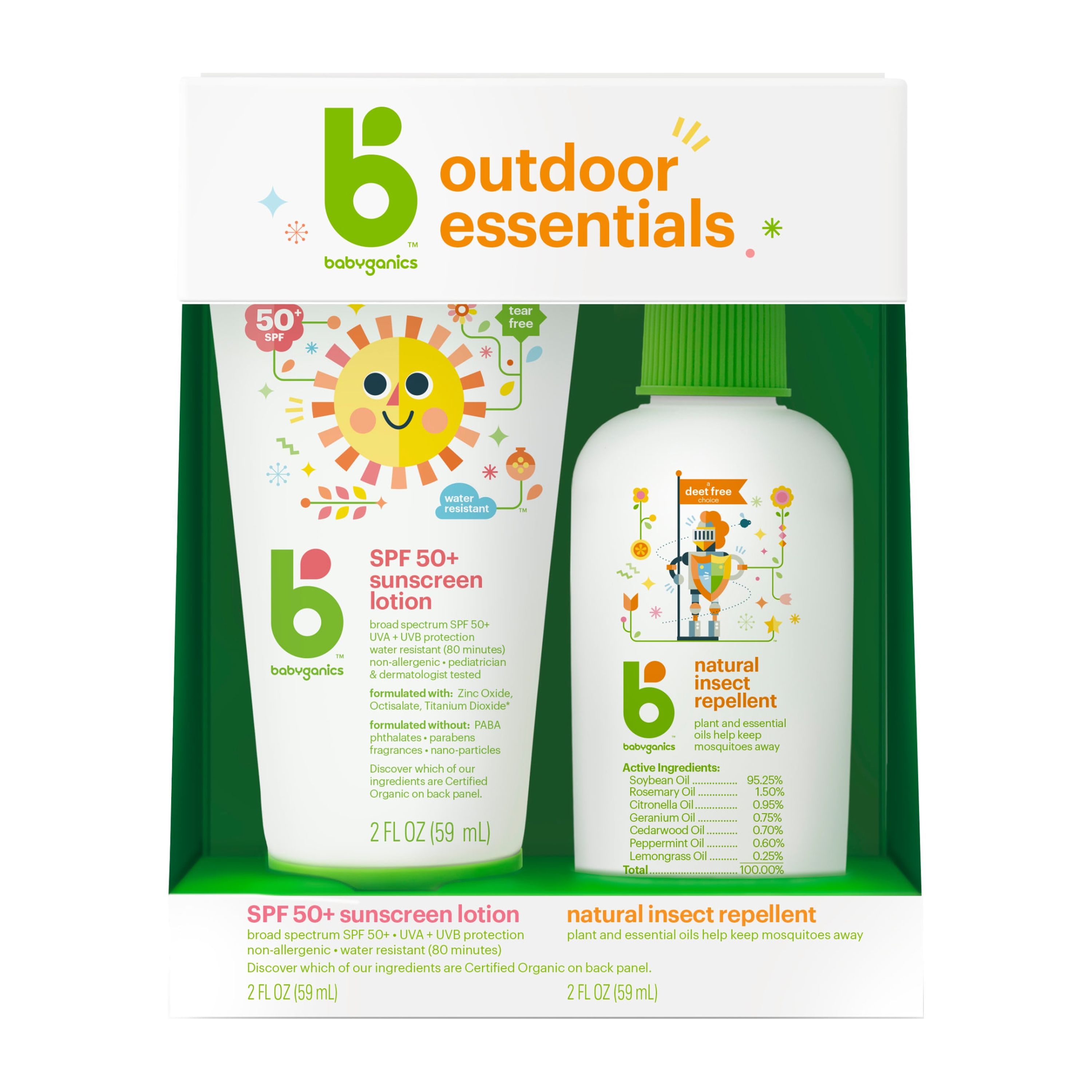 Babyganics Sun/Insect Duo Pack, 2oz each - image 1 of 6