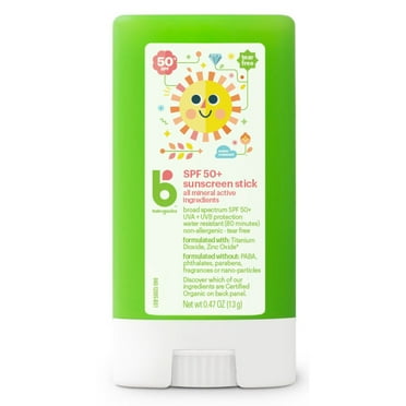 Babyganics Sunscreen Stick 50 SPF, .47oz, 2 Pack