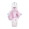 thumbnail image 1 of Babyjem Baby Bottle Bib Pink, 1 of 2