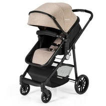Babyjoy 2 In 1 Foldable Baby Stroller Kids Travel Newborn Infant Buggy Pushchair Coffee