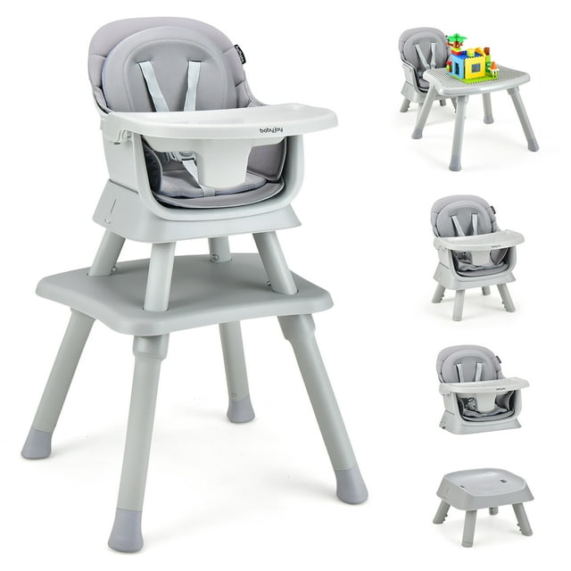 Babyjoy 8in1 Convertible High Chair for Feeding Infants, Toddlers