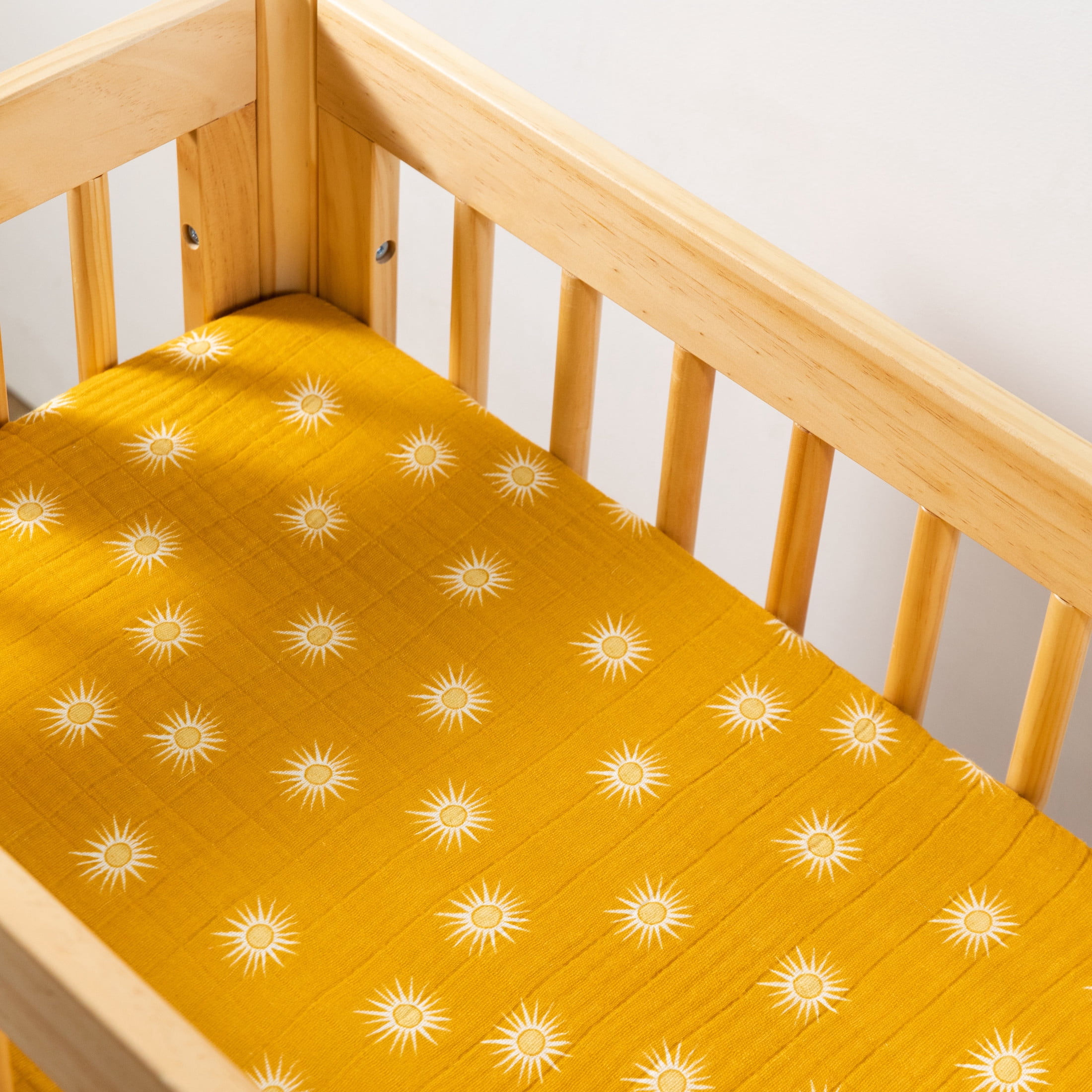 Babyletto All-Stages Bassinet Sheet in GOTS Certified Organic Muslin Cotton