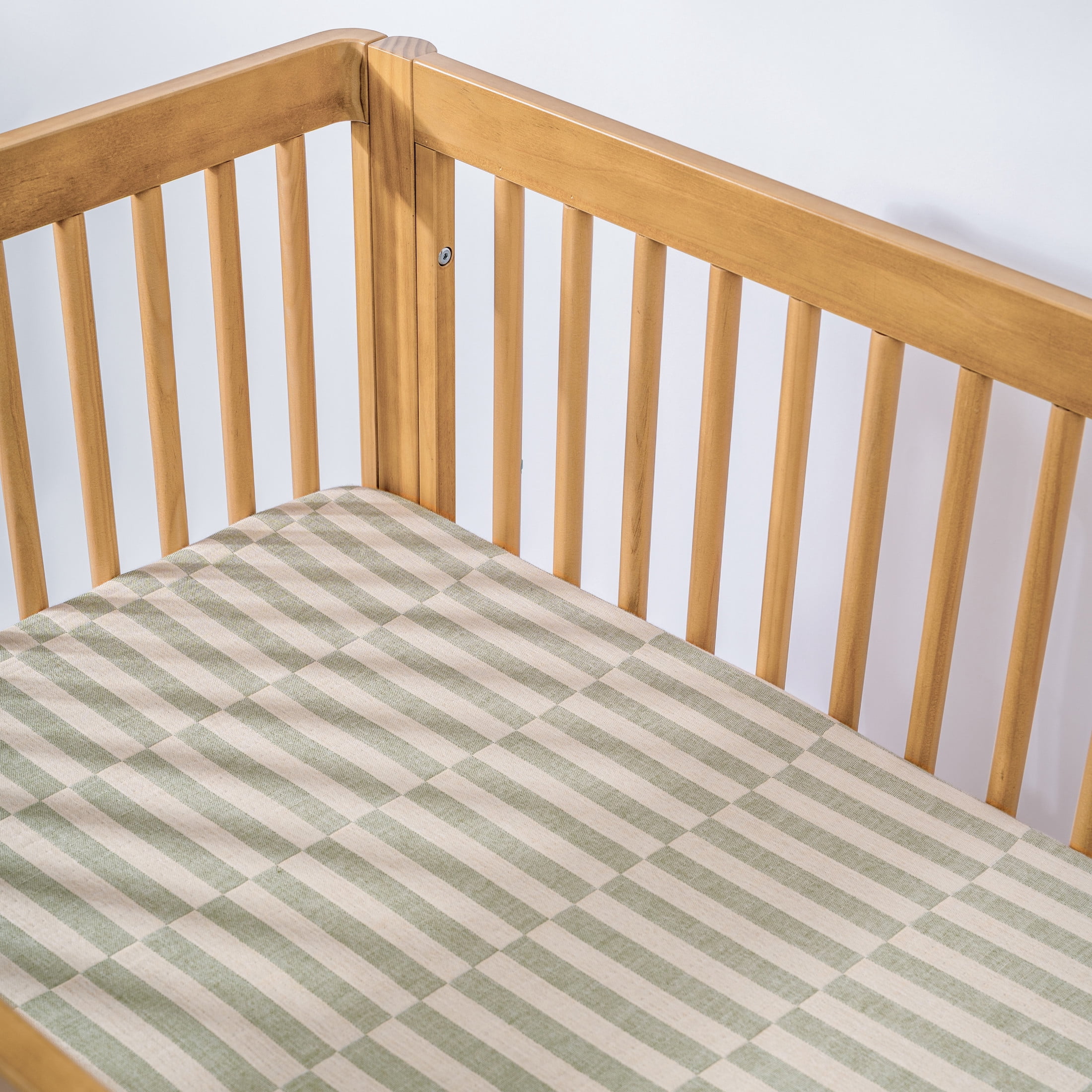 Babyletto All-Stages Midi Crib Sheet in GOTS Certified Organic Muslin Cotton