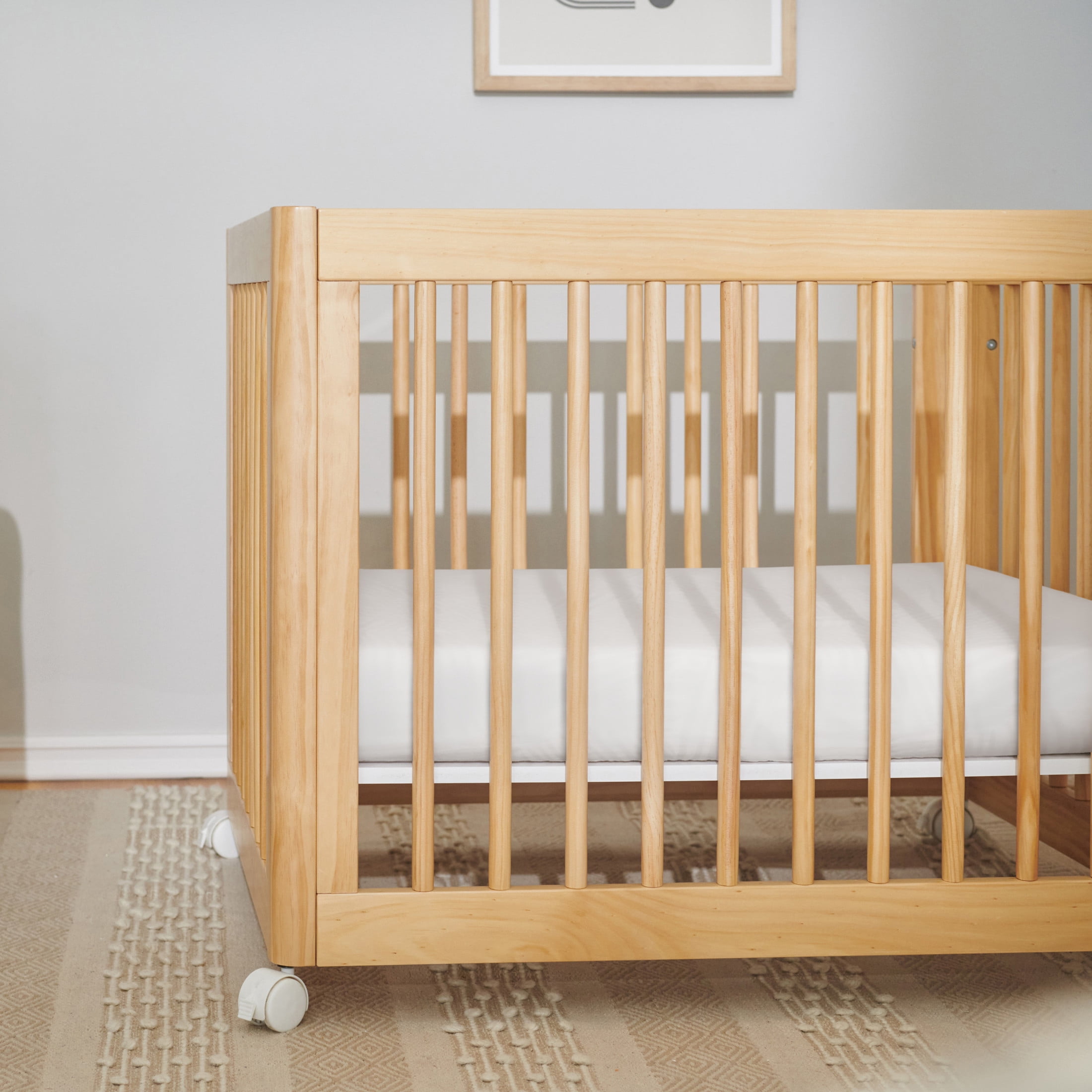 Babyletto All-Stages Midi Crib Sheet in GOTS Certified Organic Muslin Cotton