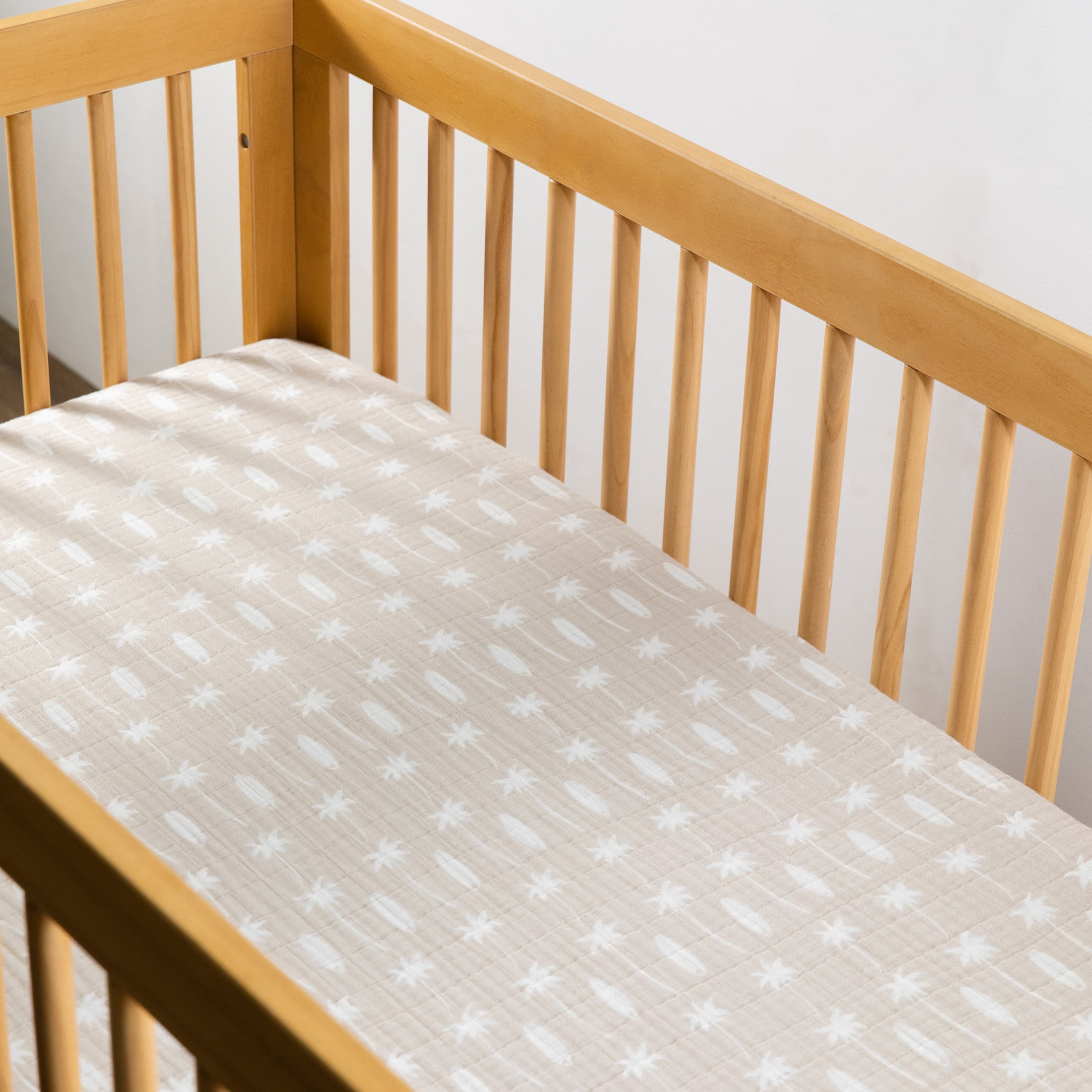Babyletto Crib Sheet in GOTS Certified Organic Muslin Cotton