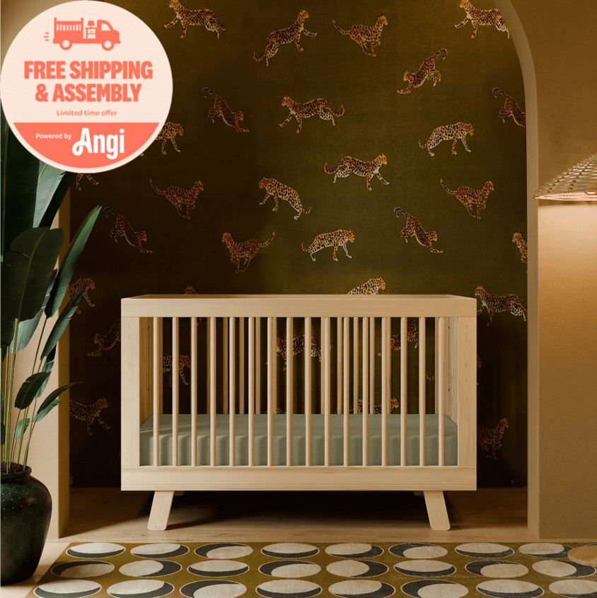 Babyletto Hudson 3-in-1 Convertible Crib with Toddler Bed Conversion Kit