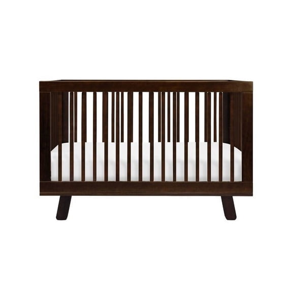 Babyletto Hudson 3-in-1 Convertible Crib with Toddler Rail, Espresso