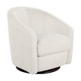 thumbnail image 1 of Babyletto Madison Swivel Glider Rocking Chair, Ecru Microsuede, 1 of 6