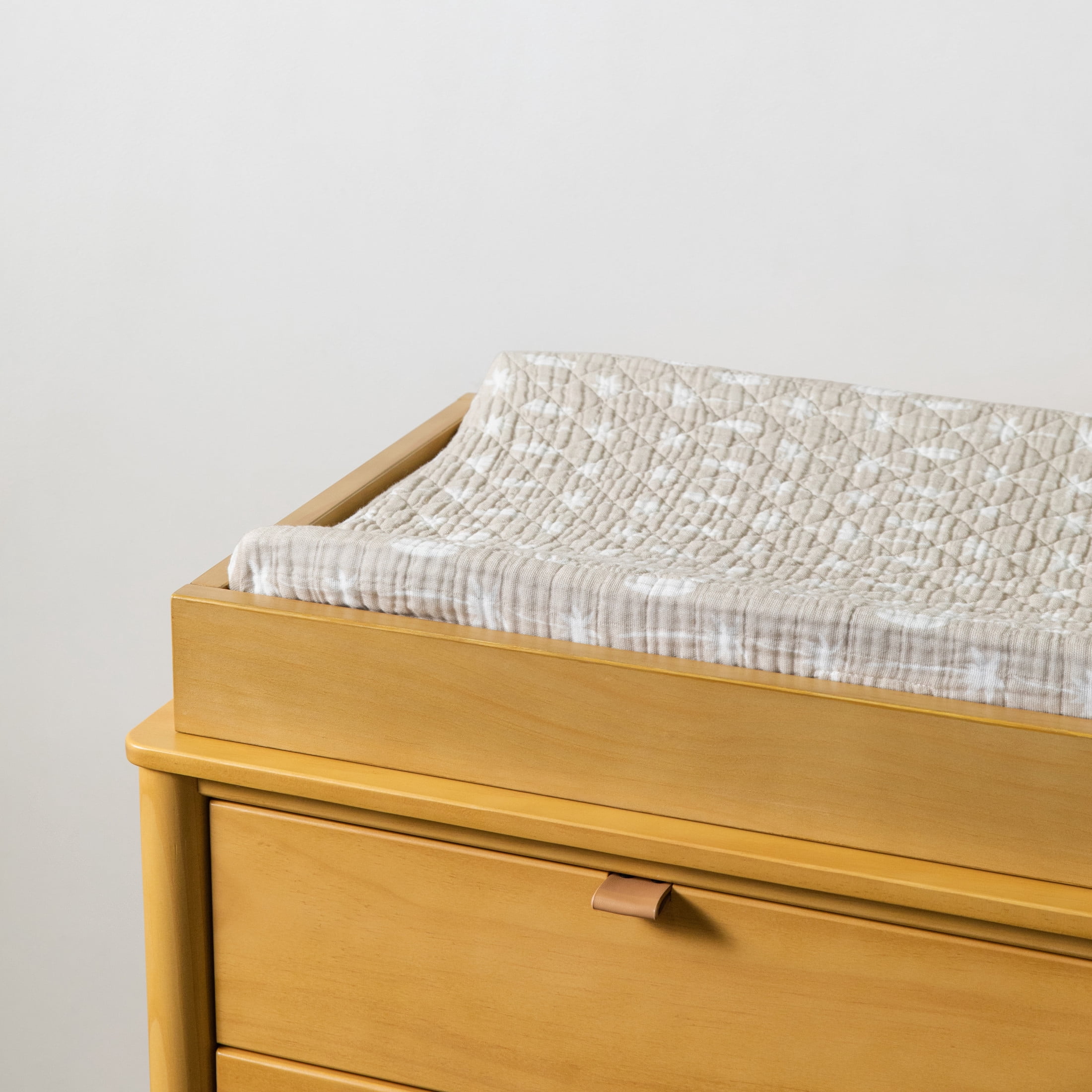 Babyletto Quilted Changing Pad Cover in GOTS Certified Organic Muslin Cotton