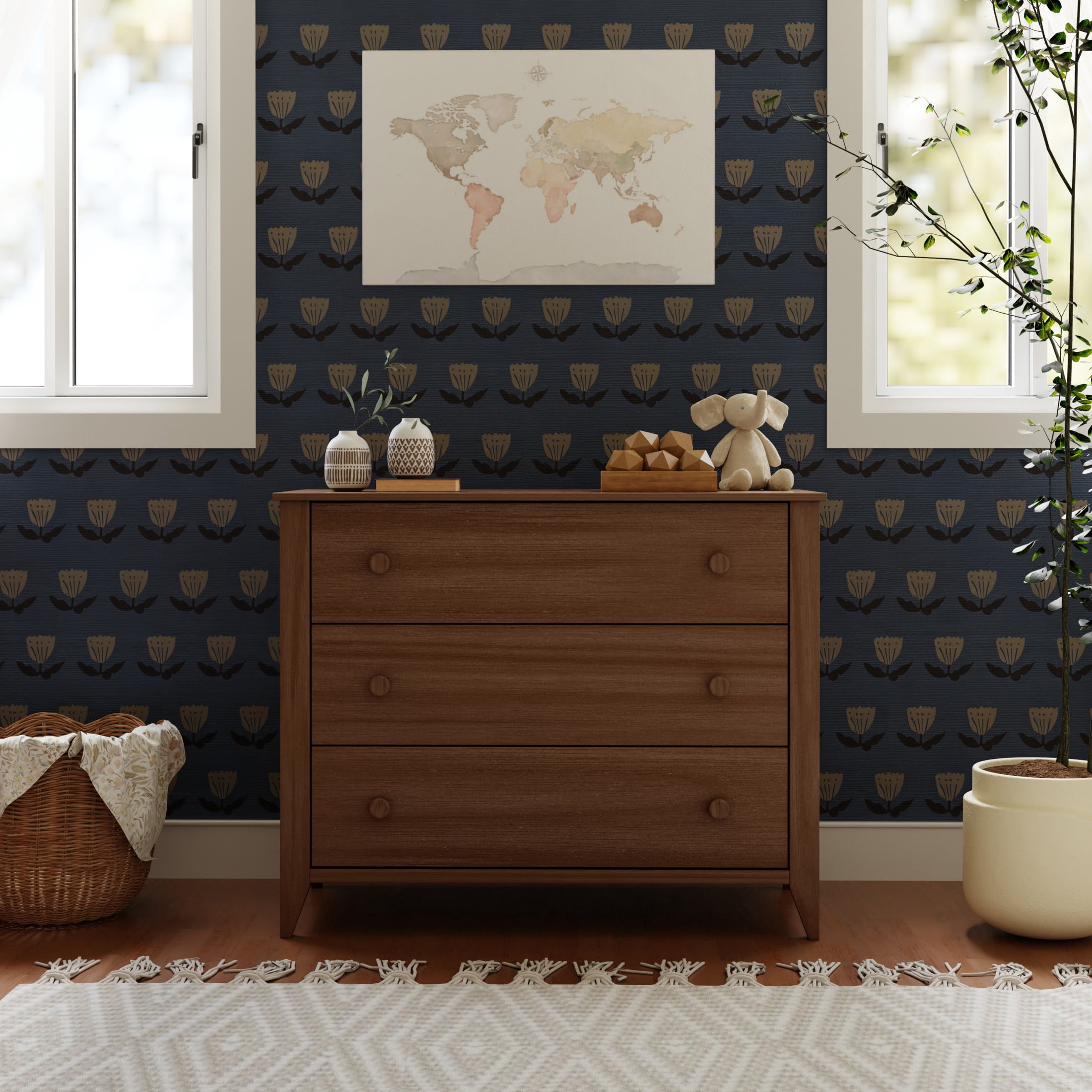 Babyletto Sprout 3-Drawer Compact Changer Dresser with Removable Changing Tray (42")