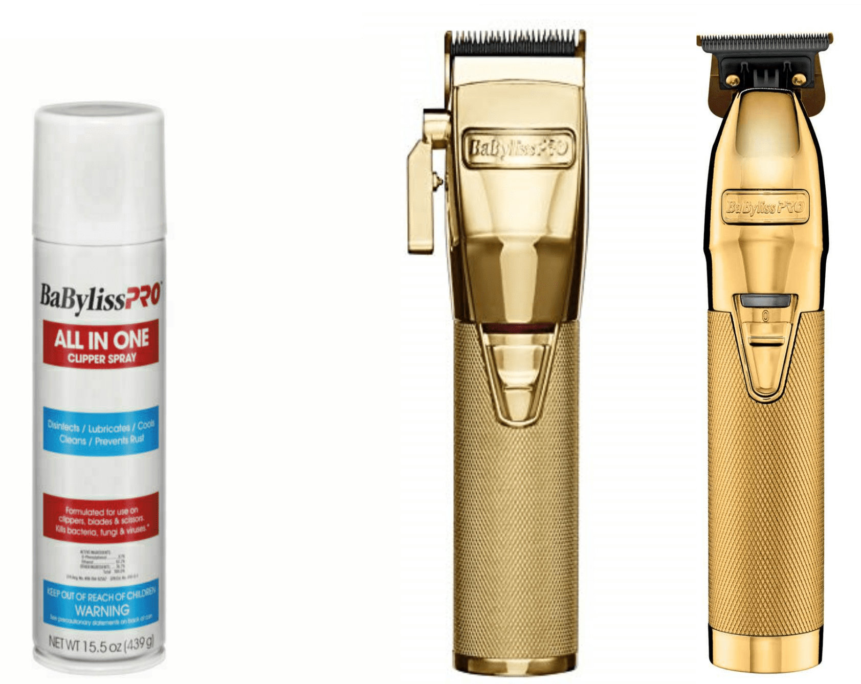 Babyliss Hair Clippers and Outlining Hair Trimmer Combo Set with FREE