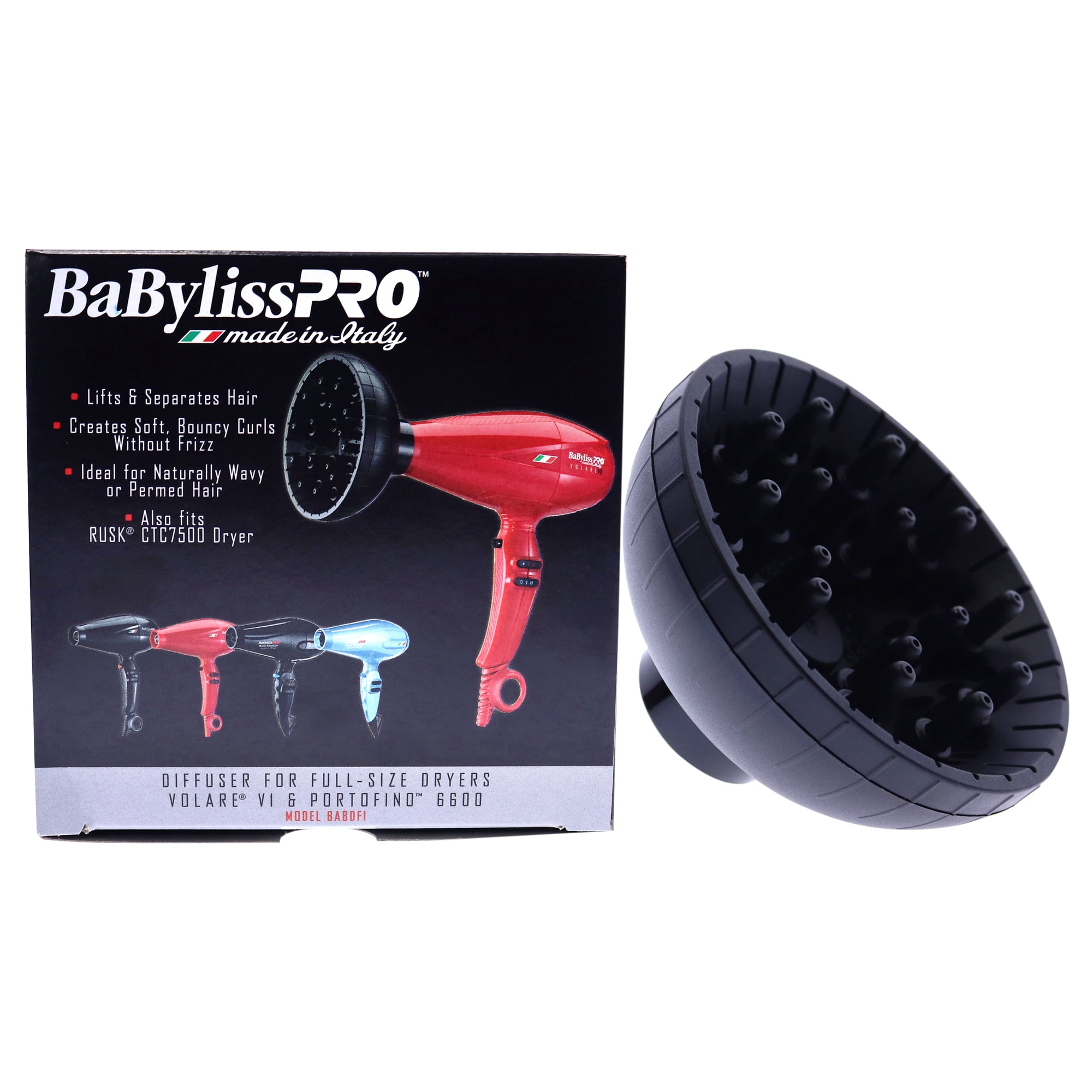 Babyliss Pro Diffuser Italian Series Hair Dryers Black Walmart
