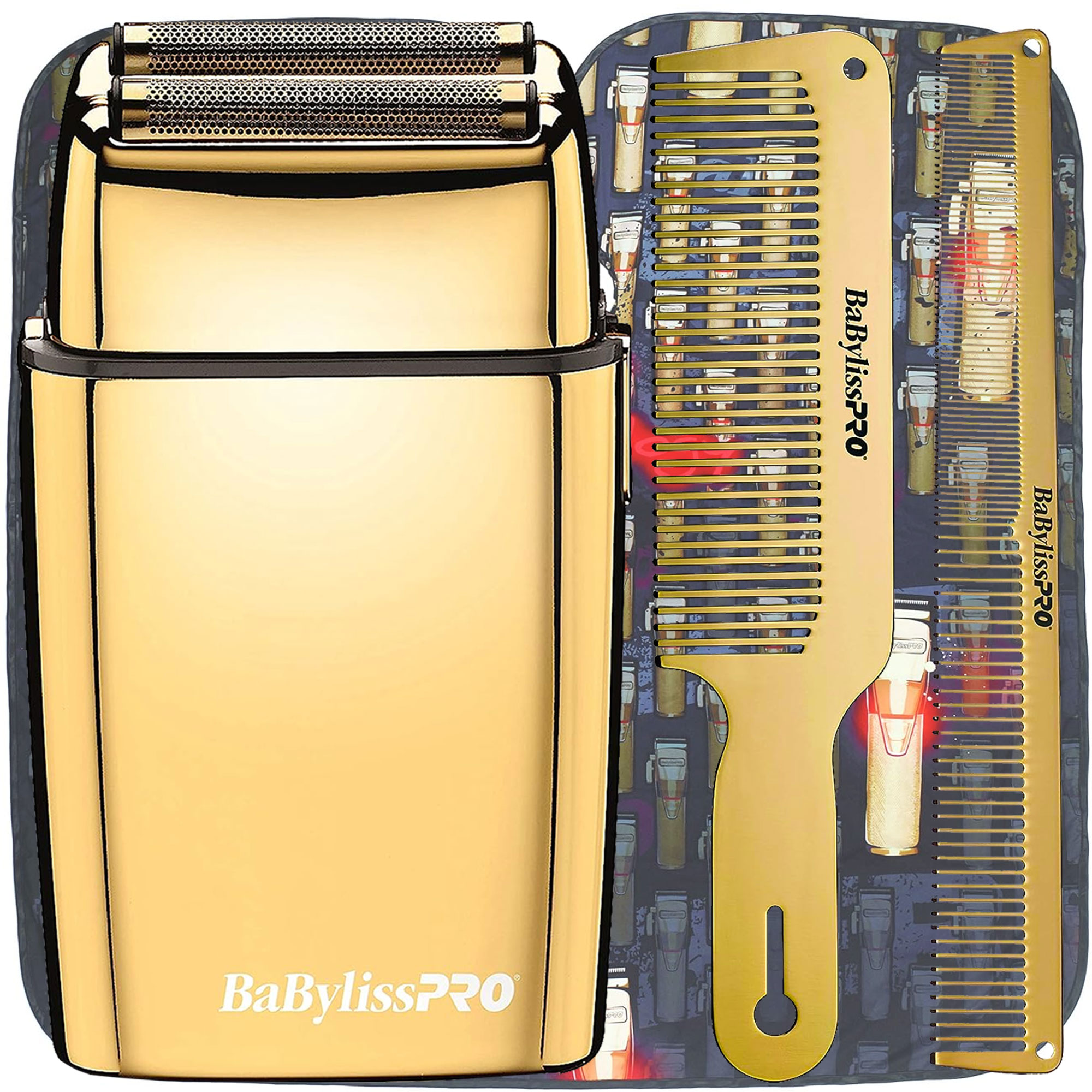 Babyliss Pro Foil FX02 FXFS2G Metal Double Foil Shaver with Babyliss