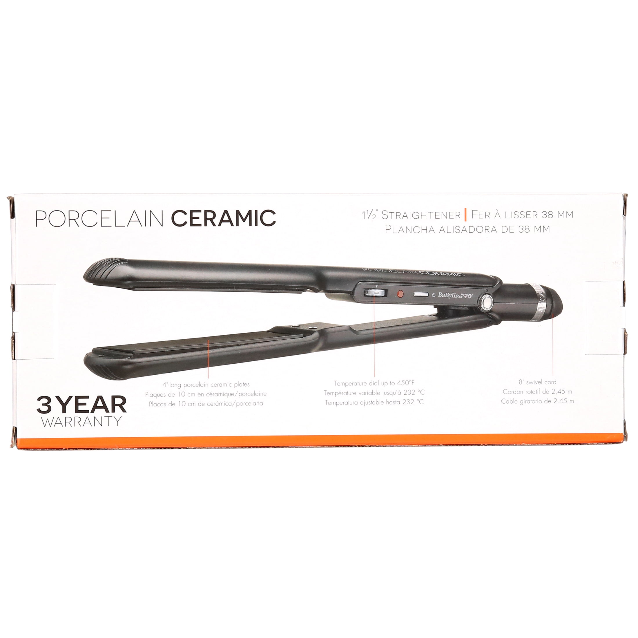 Babyliss pro porcelain ceramic 1.5 flat iron online