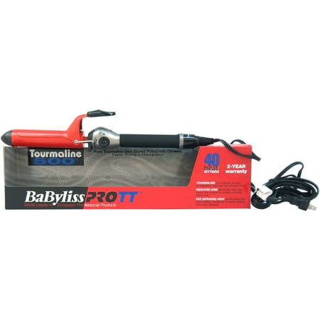 Babyliss Pro tt tourmaline 500 ceramic professional curling iron, 1.25 inch
