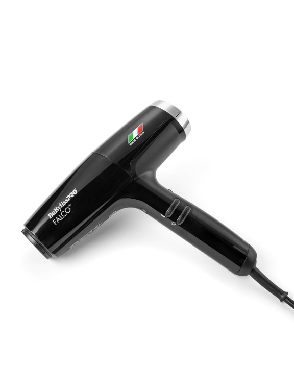 Nano Titanium Professional Italian High-Speed Falco Dryer (Black)