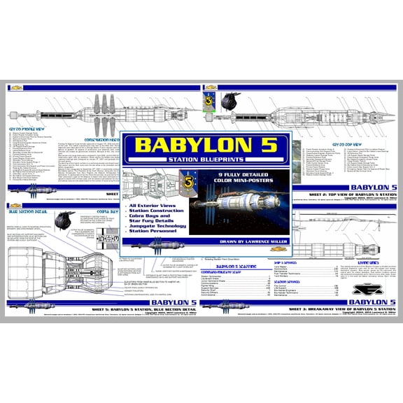 Babylon 5 Station Blueprints