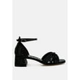 thumbnail image 1 of Babylon Low Block Heel Rhinestone Sandals, 1 of 11